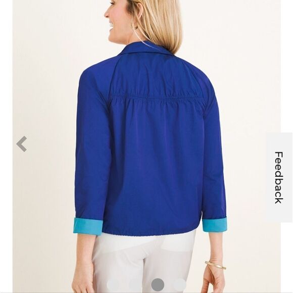Chico's Zenergy Color Block Jacket Size 0, Small NWT - Picture 8 of 8